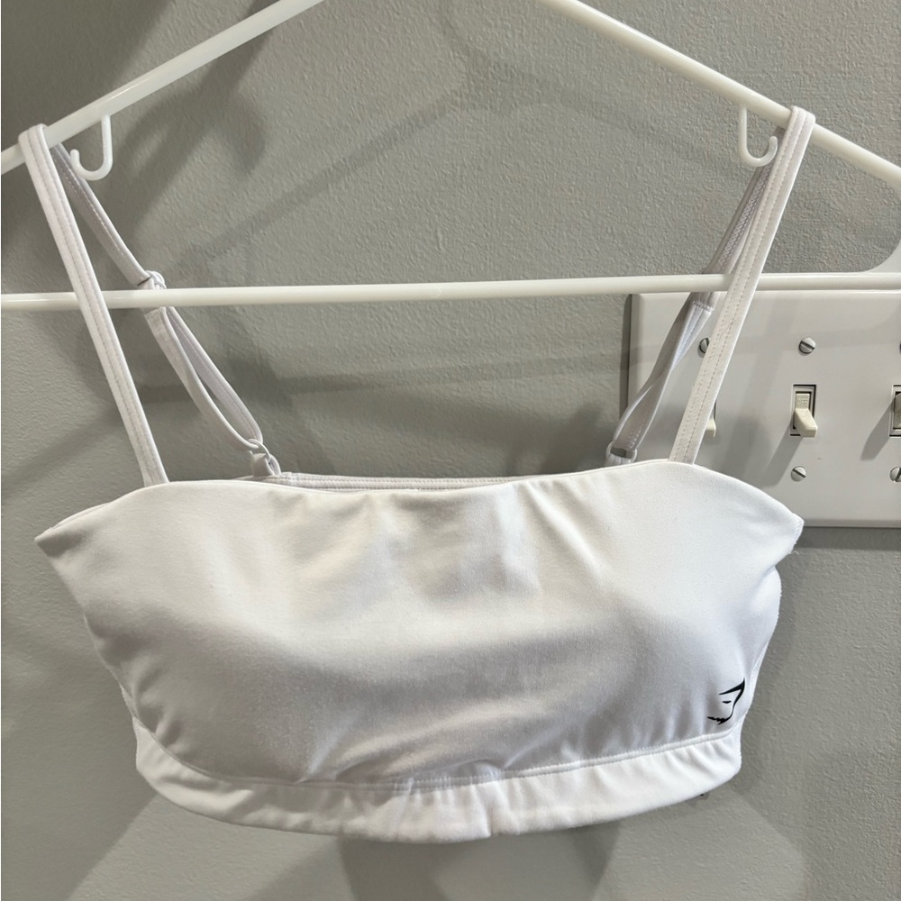 Gymshark White Bandeau